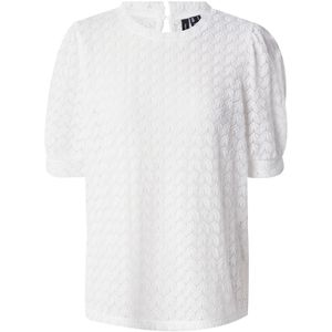 Blouse - VMBecca - Effen - Blouseshirt - Gerecycled Materiaal - Halve Mouw