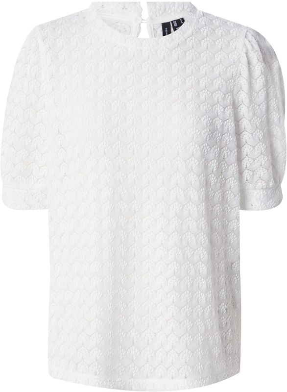 Blouse - VMBecca - Effen - Blouseshirt - Gerecycled Materiaal - Halve Mouw