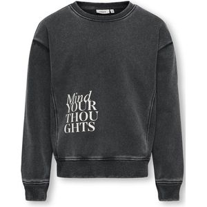 ONLY kids meisjes trui NELLY Black Reality Regular Fit