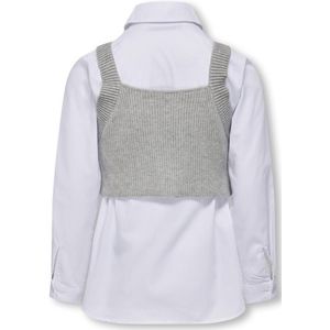 Gebreide Top - V-Hals - Lange Mouwen - Regular Fit