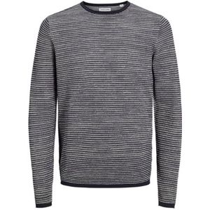 JACK & JONES Jjewan Knit Crew Neck Jjewan Knit Crew Neck Heren (1 stuk), Sky-kapitein, L