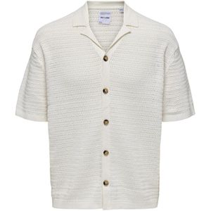 Only & Sons - Thiago - Gebreid Vest - Wit
