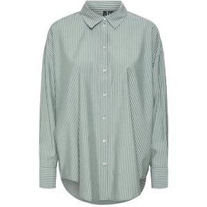 Blouse - Gestreept - VMNORA - Klassieke Blouse - Lange Mouw - Wijde Pasvorm