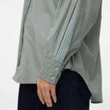 Blouse - VMNORA - Gestreept - Klassieke Blouse - Lange Mouw - Wijde Pasvorm