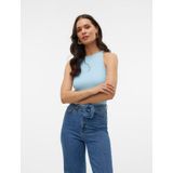 Top - O-hals - Mouwloos - Katoenen Jersey - Tight Fit