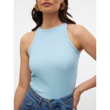 Top - O-hals - Mouwloos - Katoenen Jersey - Tight Fit