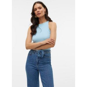 Top - O-hals - Mouwloos - Katoenen Jersey - Tight Fit