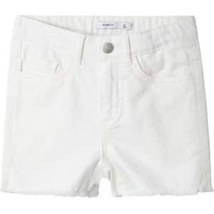 NAME IT - Short - Wit - Katoen