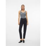 Mom Fit Jeans - Blauw - 79% Katoen, 20% Gerecycled Katoen, 1% Elastan