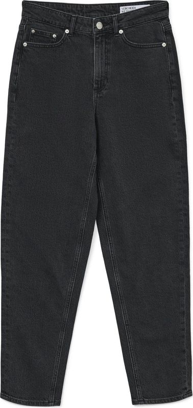 Mom Fit Jeans - Blauw - 79% Katoen, 20% Gerecycled Katoen, 1% Elastan