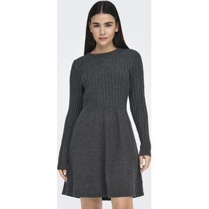 Only - FIA - Gebreide Jurk - Viscosemix - Effen/Gestructureerd - Mini