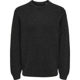 Onsrosu - Gebreide Pullover - Ronde Hals - Lange Mouwen - Regular Fit