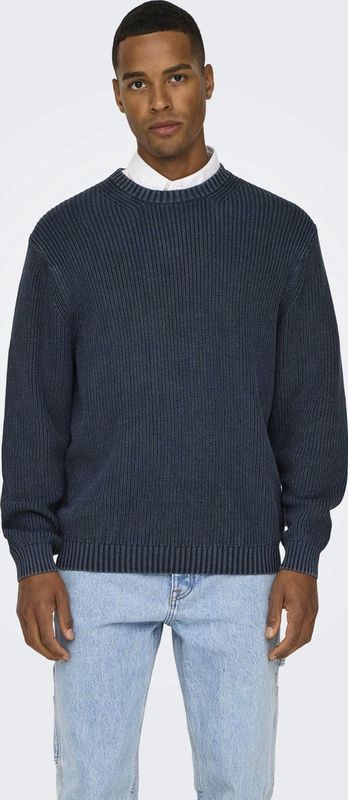 Onsrosu - Gebreide Pullover - Ronde Hals - Lange Mouwen - Regular Fit