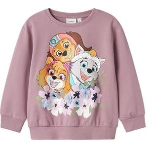 Name it mini Nmfjura Paw Nreg Sweat Unb Cplg, elderberry, 92 cm
