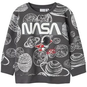 Name it mini Nmmdaim NASA Nreg Sweat Bru NAS voor jongens, Lava Smoke, 92