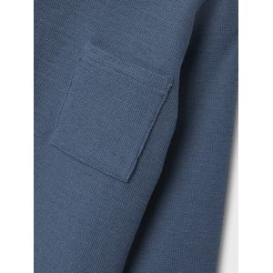 Name It Mini - Nmmthoke Ls Top - Jongens - Chinees Blauw - Slim Fit - Lange Mouwen