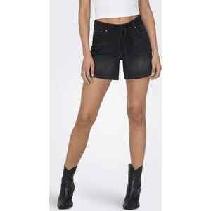 Only - Onlgianna Mw Belted Shorts Azg Dnm Noos - Dames - Bermuda Shorts