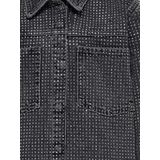 Koghudson - Denim Jas - Blauw - Katoen - Gespreide Kraag