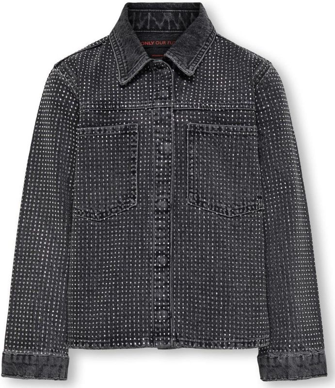 Koghudson - Denim Jas - Blauw - Katoen - Gespreide Kraag