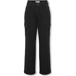 ONLY kids meisjes spijkerbroek SAFARI Black Denim Straight Fit