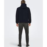 Onsjules - Jas - Met Capuchon - Wol - Winddicht - Ritssluiting