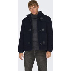 Onsjules - Jas - Met Capuchon - Wol - Winddicht - Ritssluiting