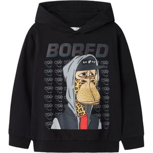 Name it kids Nkmdico Boredofd Nreg SWE Wh Bru Sky Bru Sky, zwart, 122-128, zwart.