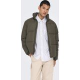 Onsgage - Puffer Jacket - Winterjas - Hoge Hals - Lange Mouwen - Kort