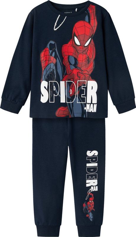 Spider-Man - Pyjamaset - Zwart - Katoen/Elastaan
