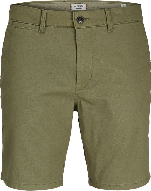 JJ REBEL - JREBSHARP - Chino Short - Deep Lichen Green
