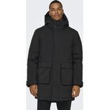 Onsprime - Lange Parka - Technische Materialen - Winddicht - Hoge Hals - Lange Mouwen