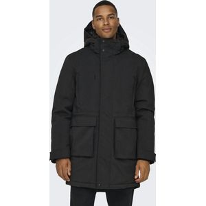 Onsprime - Lange Parka - Technische Materialen - Winddicht - Hoge Hals - Lange Mouwen