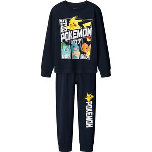 NAME IT Jongens Nkmdamien Pokemon Ls Nightset Noos Sky, Dark Sapphire, 98-104