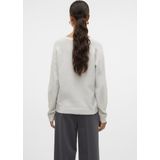 Vero Moda - Trui - Snow White/W. Silver - Knitwear - Regular Fit