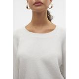 Vero Moda - Trui - Snow White/W. Silver - Knitwear - Regular Fit