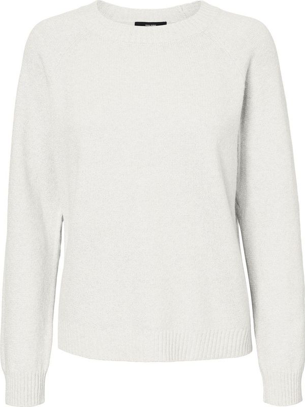 Vero Moda - Trui - Snow White/W. Silver - Knitwear - Regular Fit