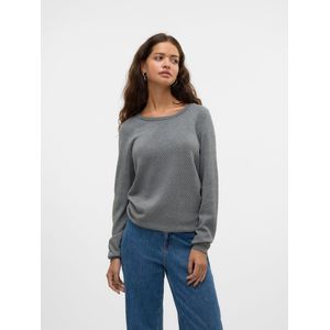 Vero Moda - VMCARE SHINE LS O-Neck Pullover - Trui - Kleur - Materiaal