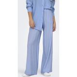 Only - Onltania Life Hw Pull-up Pant - Broek - Serenity - Viscose/Nylon/Linnen