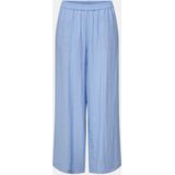 Only ONLTANIA LIFE HW PULL-UP PANT WVN blauw (Maat: M) - Effen