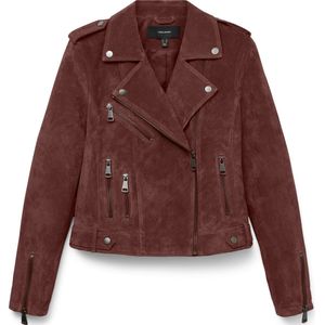 Vmroycealice - Jas - Tussenjas - Biker Kraag - Lange Mouwen - Asymmetrische Ritssluiting