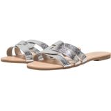 Only Feli - Slippers - Zilver - Imitatieleer - Rubber