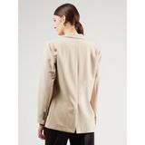 Blazer - Polyester - Oversized Pasvorm - Revers - Knoopsluiting