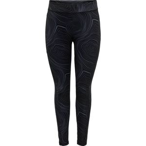 Only play lea 2 sten life high-waisted warm legging in de kleur zwart