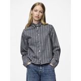 PIECES - Blouse 'Siffi' - Grey Denim - Klassieke Blouse