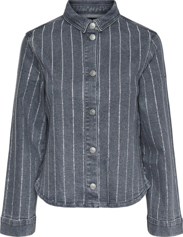 PIECES - Blouse 'Siffi' - Grey Denim - Klassieke Blouse