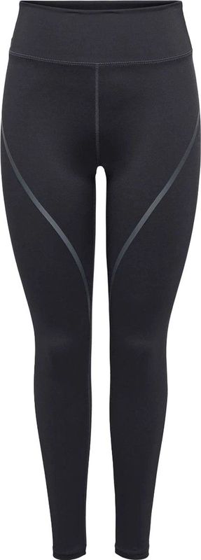 Only play jam-2-contrast high waist tight fit legging in de kleur grijs