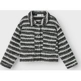 Overhemd - Lange Mouwen - Geweven Stof - Loose Fit - Voorzakken - Drukknoopsluiting - China Kraag