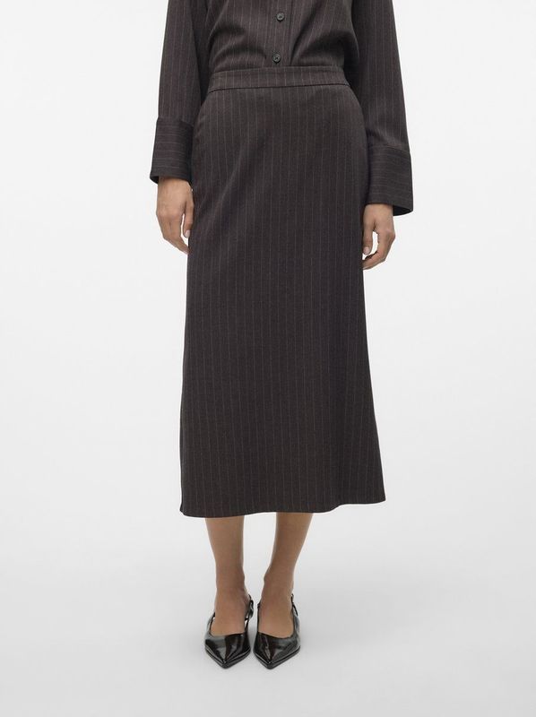 VERO MODA - VMDania - Rok - Antraciet/Wit - 7/8 Lengte - Losse Pasvorm