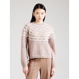 VERO MODA VMCHARMAINE LS O-Neck Pullover GA Boo, Silver Mink/Detail: w. Birch, XS