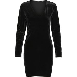 Vmeffie - Korte Jurk - Feestjurk - V-Hals - Lange Mouwen - Slim Fit